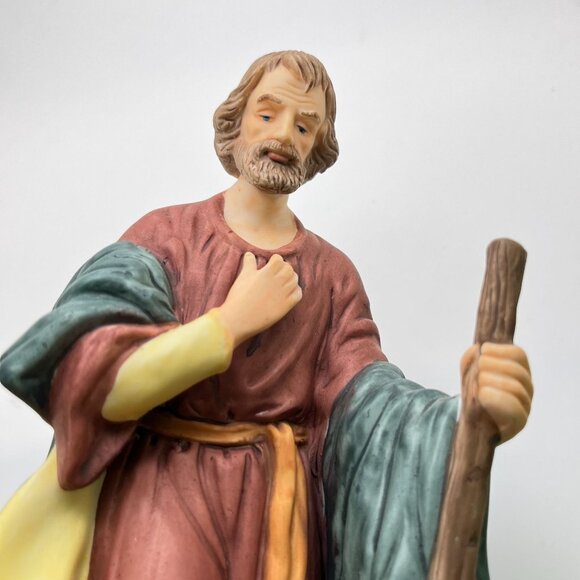 Kirkland Christmas Nativity Joseph with Staff Vintage Replacement #75177 - Picture 6 of 8